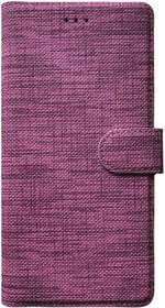 Microsonic Xiaomi Redmi 9A için Kılıf Fabric Book Wallet Mor [Redmi 9A ile Uyumlu Kılıf - Mor]