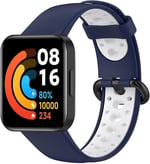 Microsonic Xiaomi Redmi Watch 2 Lite Rainbow Band Kordon Lacivert Beyaz