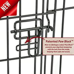 MidWest Homes for Pets Köpek Sandığı Yaşam Aşamaları 36' Çift Kapılı Katlanır Metal Köpek Sandığı | Bölücü Panel, Zemin Koruma Ayakları, Sızdırmaz Köpek Tavası | 90,5 cm x 62,1 cm x 55,7 cm, Orta