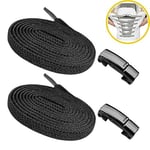 Mıknatıslı Metal Klipsli Lastikli Ayakkabı Bağcığı, Elastik Pratik Akıllı Bağcık, Çocuk, Spor, Günlük Ayakkabı, Bot Bağcığı 1 Çift