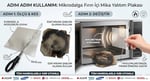 Mikrodalga Fırın İçi Mika Yalıtım Plakası (13x13 cm) - Tüm Markalarla Uyumlu Kesilebilir Levha - Arçelik, Beko, Samsung, Bosch, LG Uyumlu Magnetron Koruyucu