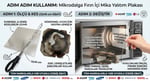 Mikrodalga Fırın İçi Mika Yalıtım Plakası (13x16 cm Geniş Boy) - Kesilebilir Evrensel Levha - Arçelik, Beko, Samsung, Bosch, Vestel Uyumlu Magnetron Koruyucu