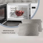 Mikrodalga Fırın Yansıtıcı Plaka 2'li,Arçelik MD210DS,MD210DG, Beko BMD210DG,BMD210DS, Altus ALMD25,ALMD15 ile Uyumlu