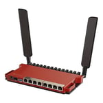 MikroTik Çift çekirdekli 800MHz CPU, 512MB RAM, 8 x, W128339232 (800MHz CPU, 512MB RAM, 8 x Gbit LAN, 1 x 2.5 Gbit SFP Bağlantı Noktası, 2.4 GHz 802.11b/g/n/ax Çift Zincirli Kablosuz) ile