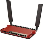 MikroTik Çift çekirdekli 800MHz CPU, 512MB RAM, 8 x, W128339232 (800MHz CPU, 512MB RAM, 8 x Gbit LAN, 1 x 2.5 Gbit SFP Bağlantı Noktası, 2.4 GHz 802.11b/g/n/ax Çift Zincirli Kablosuz) ile