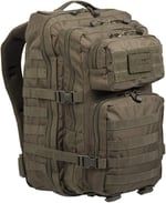 Mil-Tec Ranger Assault Pack - Sağlam Dayanıklı Hafif Çok Yönlü Taktik Açık Hava Kamp Yürüyüş Sırt Çantası Ayarlanabilir Yastıklı Omuz Askıları ve MOLLE Döngüleri ile