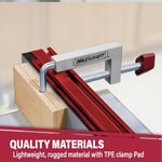 Milescraft 4009 çit kelepçesi, evrensel, gümüş rengi