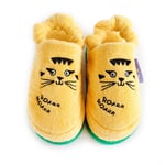 Milk Moo Soft Cuddles Çocuk Ev Terliği, Patenci Çita Desenli,%100 Pamuk Kadife, Kaydırmaz Taban, 29-30 numara 20 cm