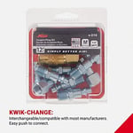 Milton S-210 1/10,2 cm NPT M Style kavrama ve fiş-Set – 12 adet