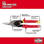 Milwaukee T48224530 Ağır Hizmet Tipi Kaportacı Makası Düzi Kırmızı