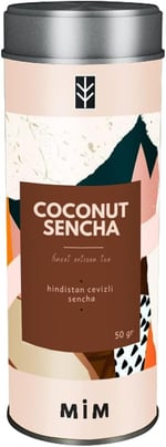 Mim And More Coconut Sencha Tea - Hindistan Cevizli Yeşil Çay, 100 Gr