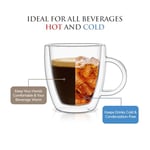 Mindful Design Çift Duvar Yalıtımlı Bardaklar Espresso Kupaları (2'li Set) - 5.5oz