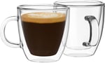 Mindful Design Çift Duvar Yalıtımlı Bardaklar Espresso Kupaları (2'li Set) - 5.5oz