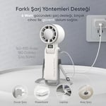 Minesk Airflow Pro Taşınabilir Mini Vantilatör - Buz Etkisi - Katlanabilir Tasarım ve Boyun Askılı - En Düşük Hızda 9 Saat 30 Dakikaya Varan Kullanım Süresi