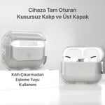 Minesk Airpods PRO 3 için Ultra Şeffaf Silikon Kılıf Darbe Emici Köşeler ile Mükemmel Koruma ve Yüksek Kaliteli Taşıma Karabinalı A - Seçenekler: Airpods Pro 1.Nesil, Airpods Pro 2.Nesil, Airpods 3...