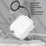 Minesk Airpods PRO 3 için Ultra Şeffaf Silikon Kılıf Darbe Emici Köşeler ile Mükemmel Koruma ve Yüksek Kaliteli Taşıma Karabinalı A - Seçenekler: Airpods Pro 1.Nesil, Airpods Pro 2.Nesil, Airpods 3...