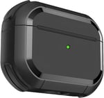 Minesk Airpods PRO 3 ile Uyumlu Armor Serisi Darbelere Karşı Ultra Güçlü Koruma Fiber Karbon Arka Tasarım Kılıf (Siyah, Airpods Pr - Seçenekler: Airpods Pro 2, Airpods 3, Airpods Pro 3 2025, Airpods 4