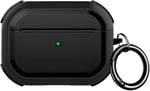Minesk Airpods PRO 3 ile Uyumlu Armor Serisi Darbelere Karşı Ultra Güçlü Koruma Fiber Karbon Arka Tasarım Kılıf (Siyah, Airpods Pr - Seçenekler: Airpods Pro 2, Airpods 3, Airpods Pro 3 2025, Airpods 4