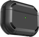 Minesk Airpods PRO 3 ile Uyumlu Armor Serisi Darbelere Karşı Ultra Güçlü Koruma Fiber Karbon Arka Tasarım Kılıf (Siyah, Airpods Pr - Seçenekler: Airpods Pro 2, Airpods 3, Airpods Pro 3 2025, Airpods 4