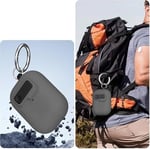 Minesk Airpods Pro 3 ile Uyumlu Fabric Serisi Özel Kilitli Tasarım ve Kumaş Yüzeyli Kılıf Darbelere Karşı Koruyucu Kapak (Gri, Airpods Pro  - Seçenekler: Airpods Pro 2, Airpods Pro 3 (2025), Airpods 4