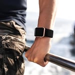 Minesk Apple Watch için Uyumlu Bilek Kalınlığına Göre Ayarlanabilir Yumuşak Kumaşlı ve İnce Görünümlü Dayanıklı Sık Dokuma K - Seçenekler: Siyah, No-2, No-3, No-4, No-5, No-7, No-10, Haki, Koyu Gri...