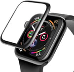 Minesk Apple Watch ile Uyumlu Nano-PPF Ekran Koruyucu Tam Kaplayan Tasarım ve Güçlü Yapışkan (41 MM) - Bedenler: 38 MM, 41 MM