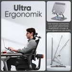Minesk Tablet Standı 360 Derece Dönebilen Katlanabilir Ergonomik Tablet Tutucu - Seçenekler: Bilgisayar Standı, Tablet Standı