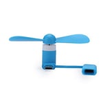 Mini Cep Telefonu Fanı - iPhone, iPad, Android Akıllı Telefon, Tablet ile Uyumlu 2'si 1 arada Fan - Renkli ve Güçlü - Cep Telefonu Yaz Aksesuarları - (6'lı Paket)