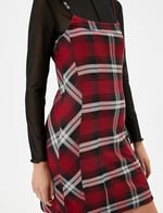 Mini Salopet Elbise İnce Askılı Slim Fit