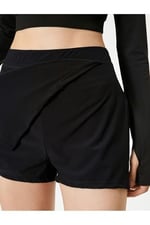 Mini Şort Etek Spor Paraşüt Kumaş Beli Lastikli Relax Fit