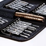 Mini tornavida seti, 25'i 1 arada, hassas mıknatıslanabilir, değiştirilebilir uçlar, tornavida kiti, onarım seti, cep telefonu, iPhone, dizüstü bilgisayar, bilgisayar, tablet, gözlük ve diğer elektron