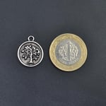 Minimal Hayat Ağacı Örme Zincir Kolye - Gümüş Kaplama - Erkek Kadın Kolye - No:1515