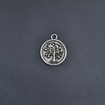 Minimal Hayat Ağacı Örme Zincir Kolye - Gümüş Kaplama - Erkek Kadın Kolye - No:1515