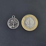 Minimal Hayat Ağacı Örme Zincir Kolye - Gümüş Kaplama - Erkek Kadın Kolye - No:1515