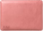 Minimalist 13 İnç Laptop Kılıfı, Vegan Deri, Su İtici Özellikli, Bilgisayar Notebook Laptop Çantası (Toz Pembe, 13 İnç) - Seçenekler: 13 İnç, 14 İnç, 16 İnç