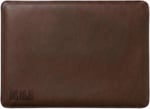 Minimalist 14 Inç Laptop Kılıfı, Vegan Deri, Su Itici Özellikli, Bilgisayar Notebook Laptop Çantası (Acı Kahve, 14 İnç) - Seçenekler: 13 İnç, 14 İnç, 16 İnç