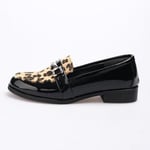 Mio Gusto Bernice Leopar Oxford Ayakkabı