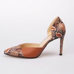 Mio Gusto Brien Taba Yılan Stiletto