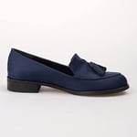 Mio Gusto Iris Lacivert Süet Oxford Ayakkabı