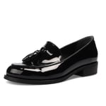 Mio Gusto Iris Siyah Rugan Oxford Ayakkabı - Bedenler: 36 EU Wide, 37 EU, 38 EU, 39 EU, 40 EU, 41 EU, 42 EU
