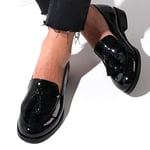 Mio Gusto Iris Siyah Rugan Oxford Ayakkabı - Bedenler: 36 EU Wide, 37 EU, 38 EU, 39 EU, 40 EU, 41 EU, 42 EU
