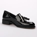 Mio Gusto Iris Siyah Rugan Oxford Ayakkabı - Bedenler: 36 EU Wide, 37 EU, 38 EU, 39 EU, 40 EU, 41 EU, 42 EU