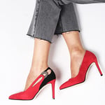 Mio Gusto Kırmızı Süet Stiletto