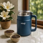 Mioji CG34 500W Paslanmaz Çelik Bıçak Kompakt Baharat ve Kahve Öğütücü Mavi