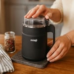 Mioji CG34 500W Paslanmaz Çelik Bıçak Kompakt Baharat ve Kahve Öğütücü Siyah