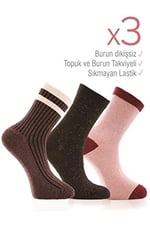 Miorre 3lü Bayan Simli Çorap ASORTİ STD