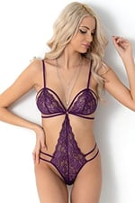Miorre Biye Detaylı Sırtı Klipsli Dantel Babydoll
