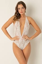 Miorre Dantel Fantezi Babydoll-2393 BEYAZ L