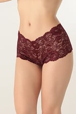 Miorre Dantel Hipster Külot -905 BORDO M-L