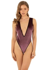 Miorre Fantezi Kadife Babydoll GÜL KURUSU XL-XXL
